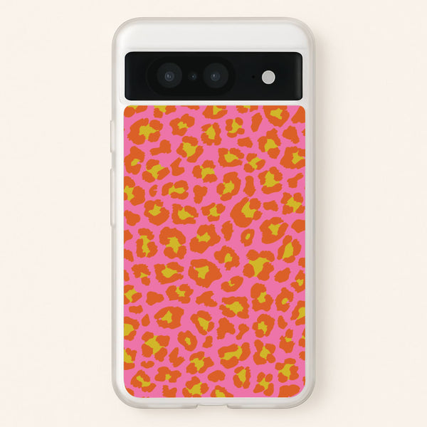 Vibrant Cheetah Print - Animal Patterns Phone Case for Google Pixel 8