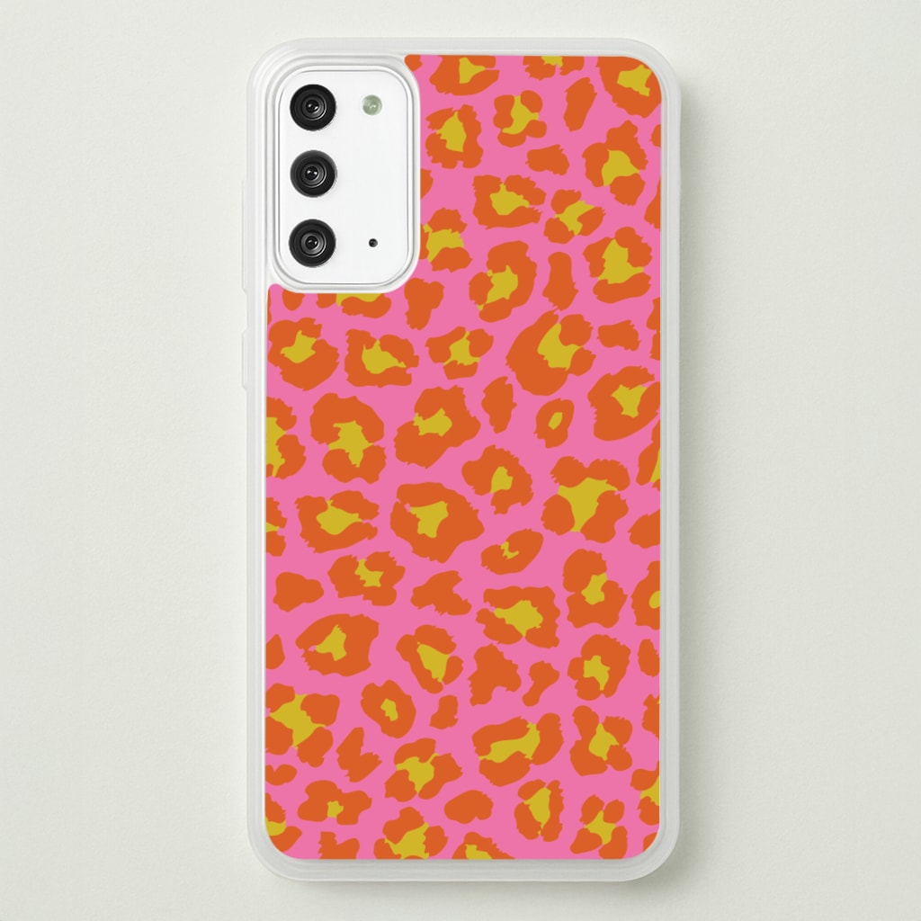 Vibrant Cheetah Print - Animal Patterns Phone Case for Galaxy Note 20