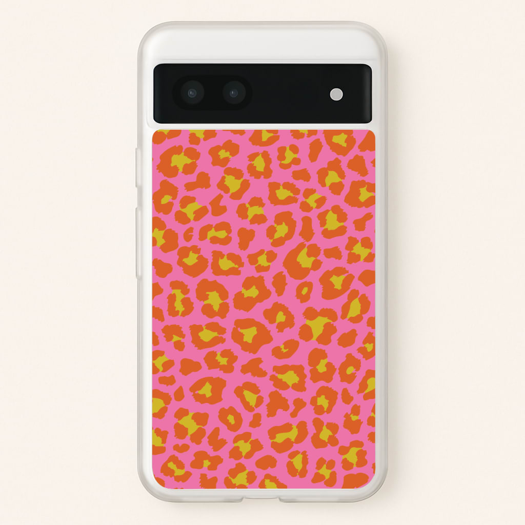 Vibrant Cheetah Print - Animal Patterns Phone Case for Google Pixel 6a