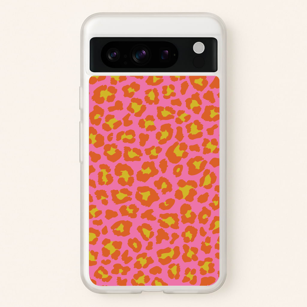 Vibrant Cheetah Print - Animal Patterns Phone Case for Google Pixel 8 Pro