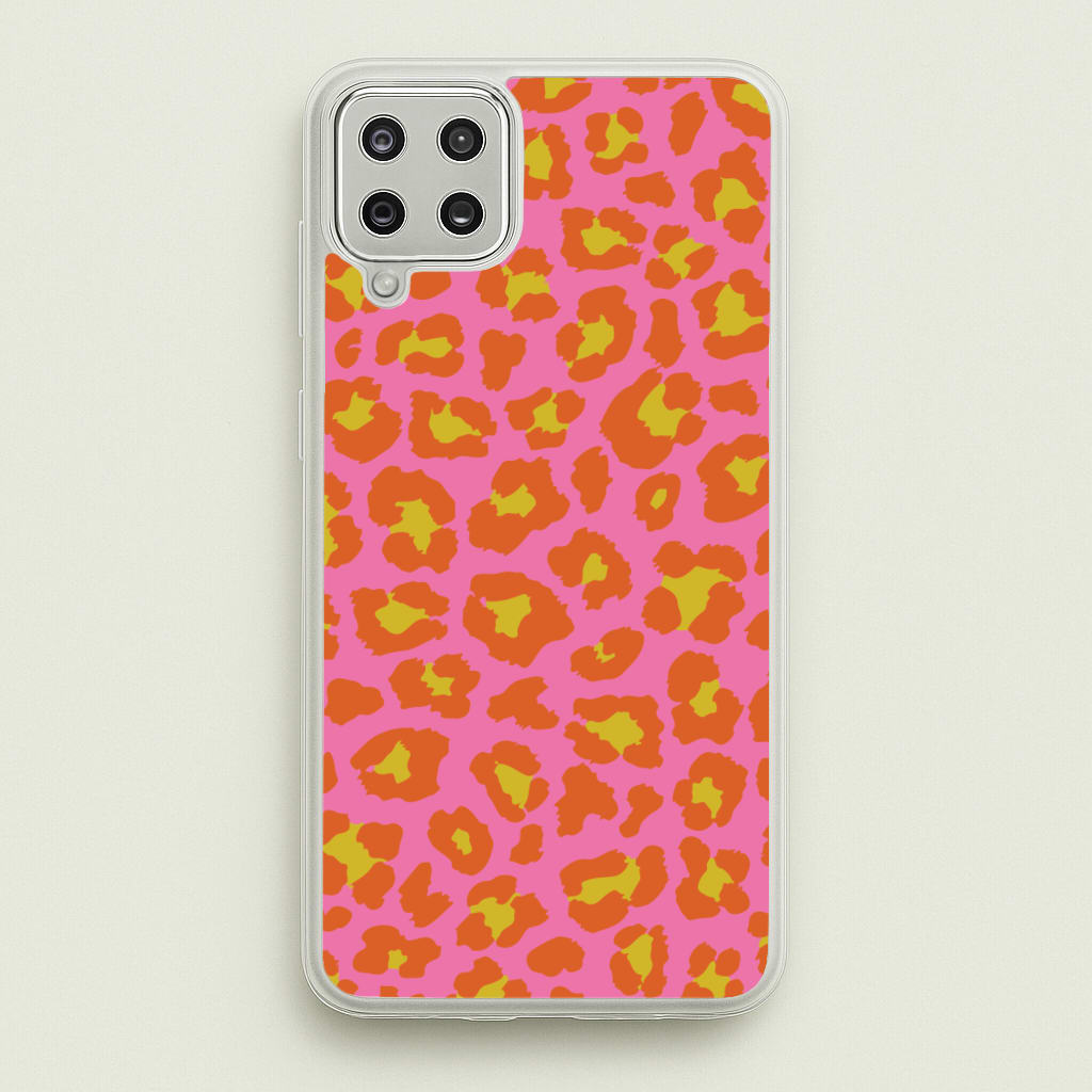 Vibrant Cheetah Print - Animal Patterns Phone Case for Galaxy A12