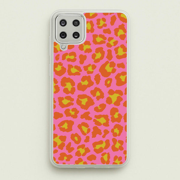 Vibrant Cheetah Print - Animal Patterns Phone Case for Galaxy A12