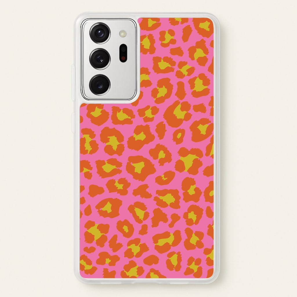 Vibrant Cheetah Print - Animal Patterns Phone Case for Galaxy Note 20 Ultra