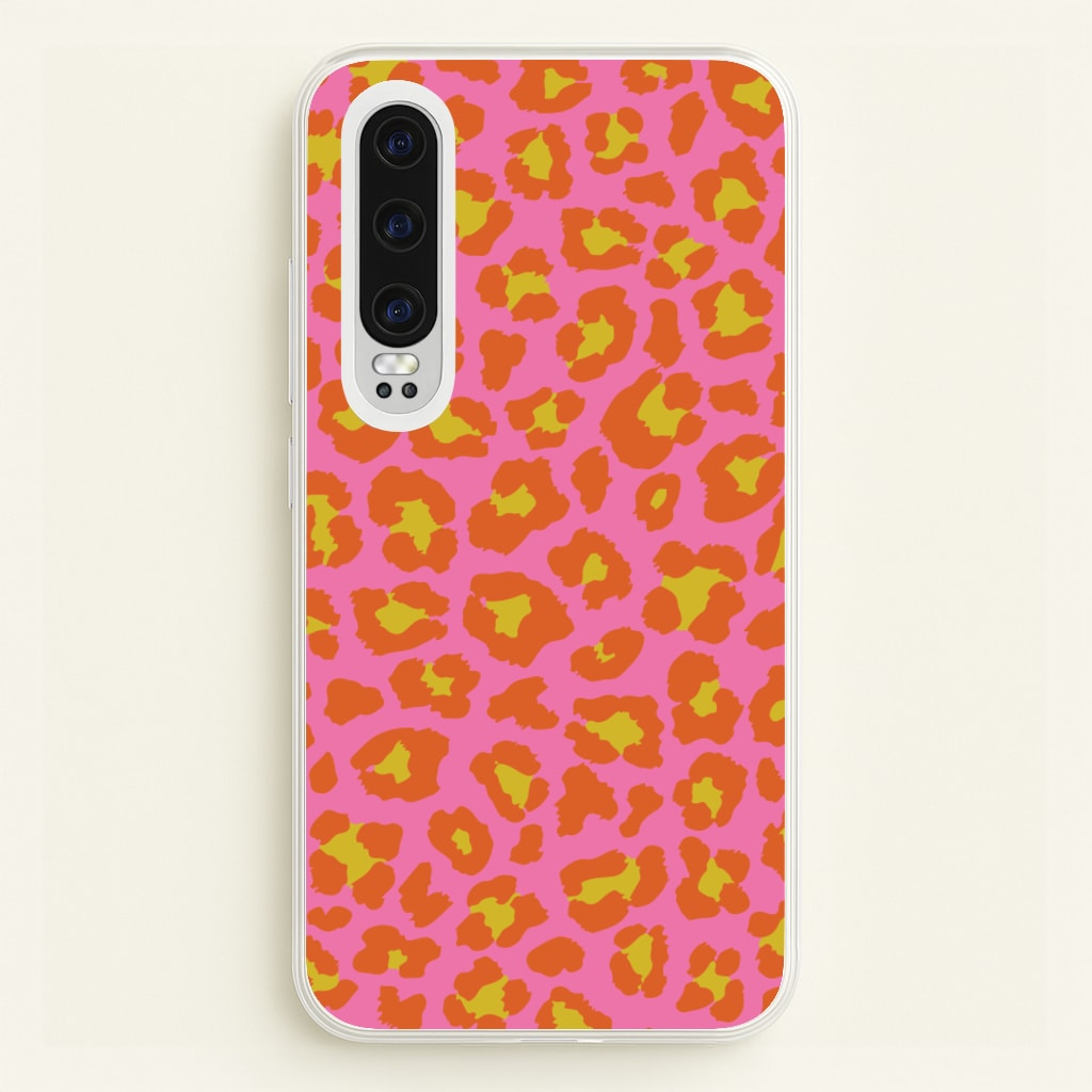 Vibrant Cheetah Print - Animal Patterns Phone Case for Huawei P30