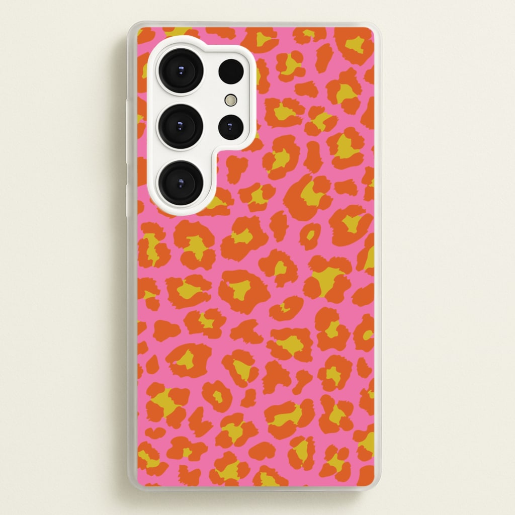 Vibrant Cheetah Print - Animal Patterns Phone Case for Galaxy S25 Ultra
