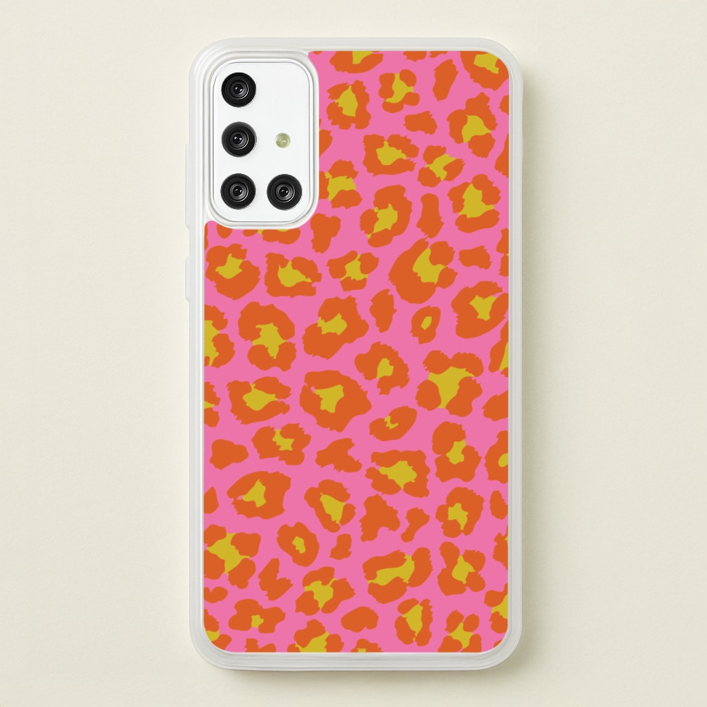 Vibrant Cheetah Print - Animal Patterns Phone Case for Galaxy A71