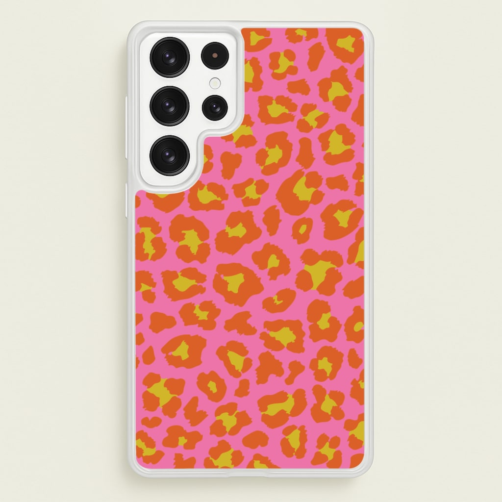 Vibrant Cheetah Print - Animal Patterns Phone Case for Galaxy S22 Ultra