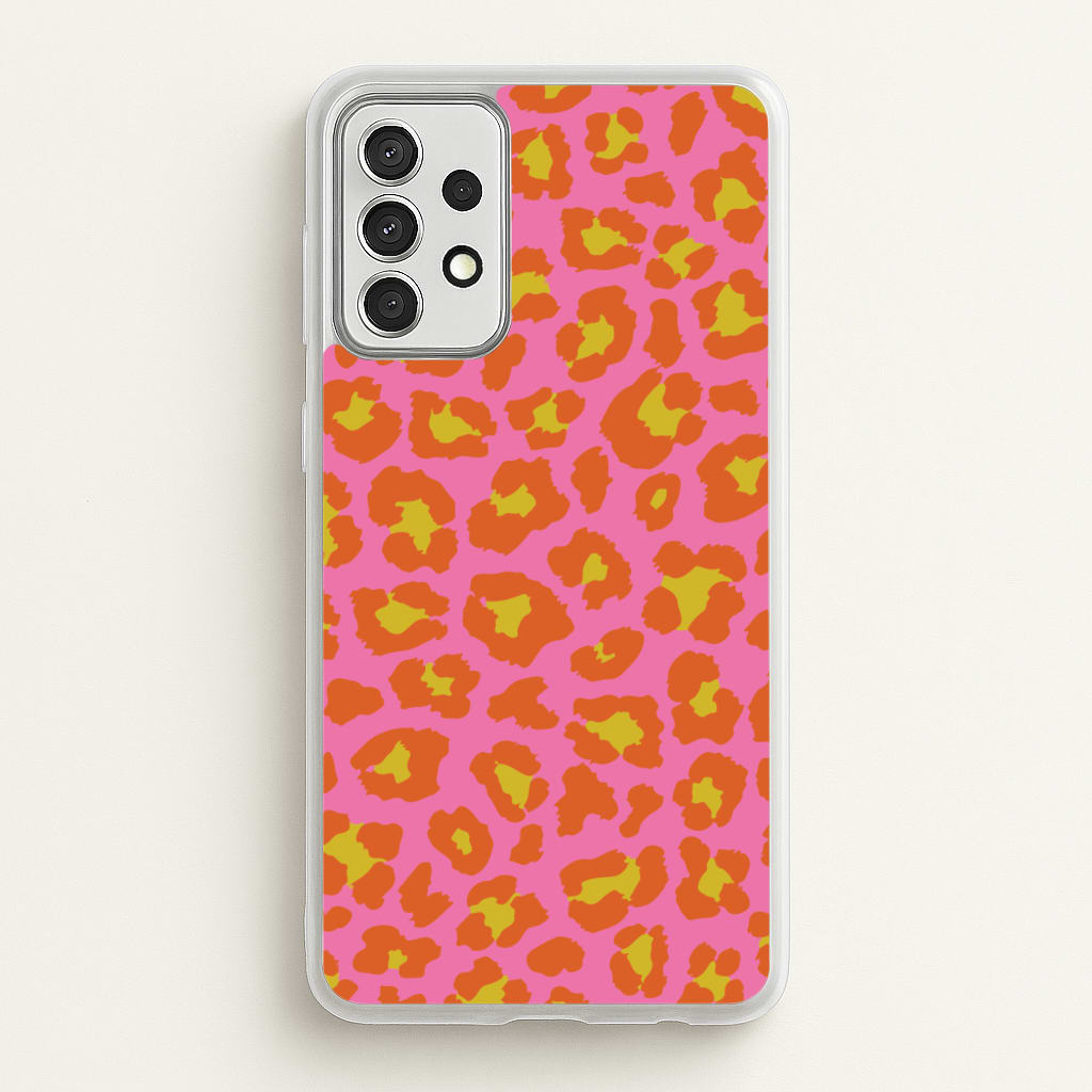 Vibrant Cheetah Print - Animal Patterns Phone Case for Galaxy A52 / A52s