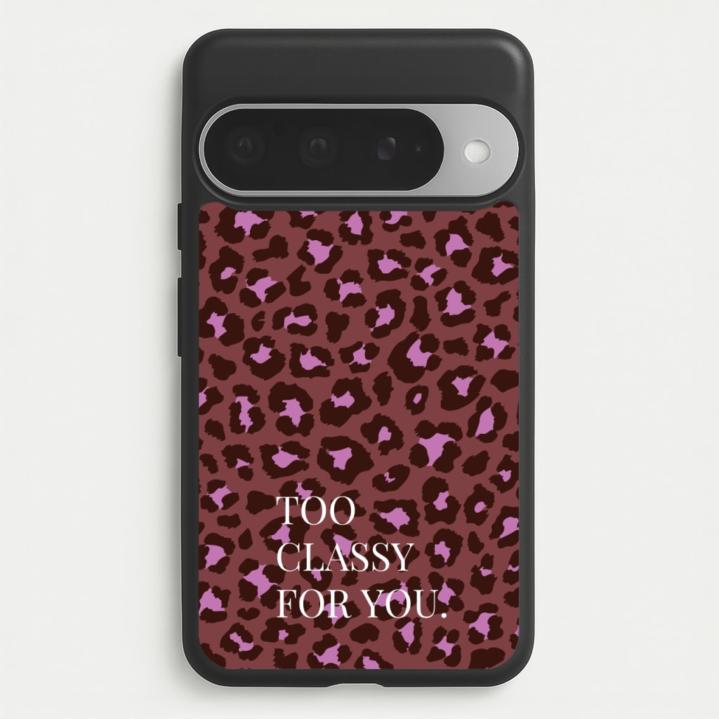 Too Classy Cheetah Print Phone Case for Google Pixel 10 Pro XL