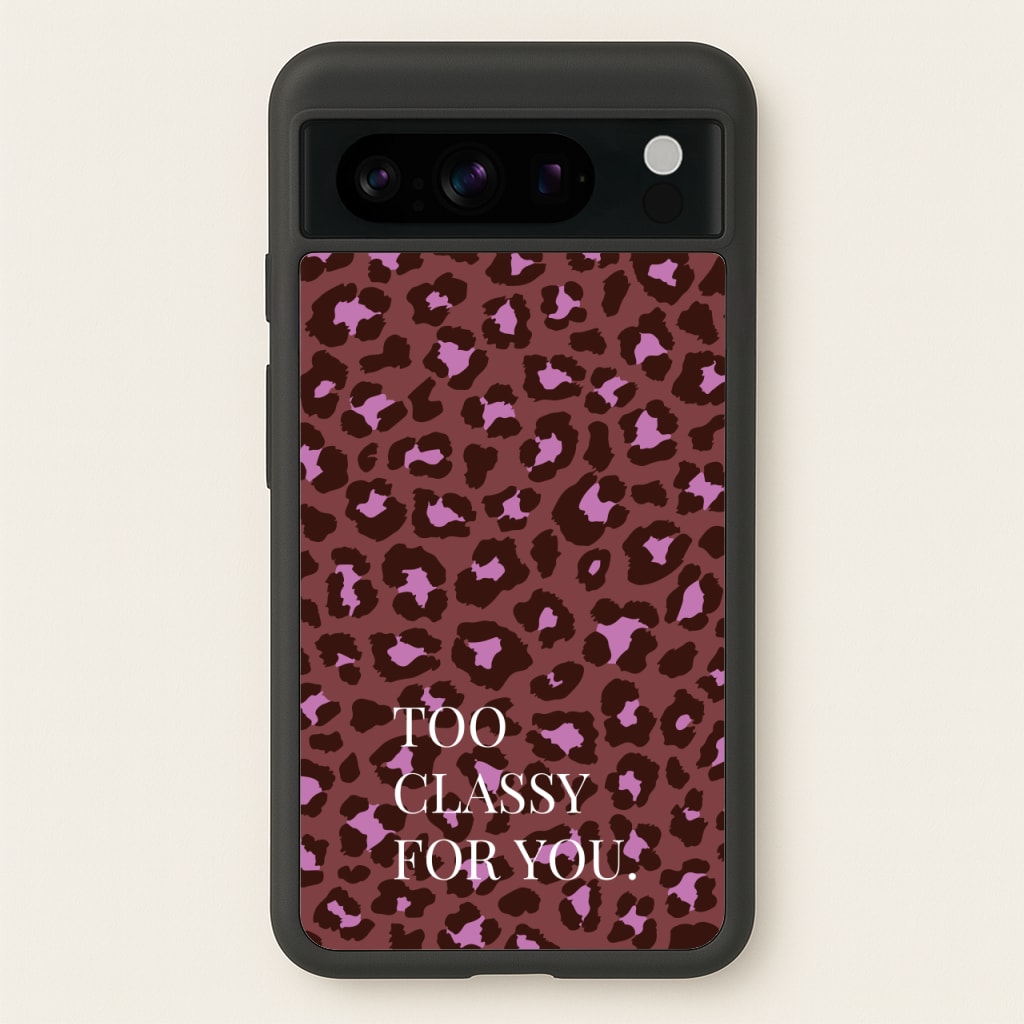 Too Classy Cheetah Print - Animal Patterns Phone Case for Google Pixel 8 Pro