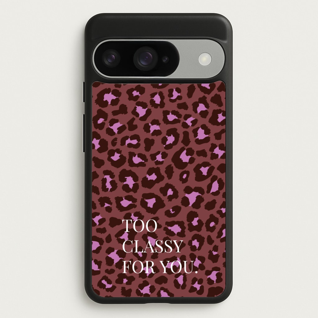Too Classy Cheetah Print Phone Case for Google Pixel 10 / 10 Pro