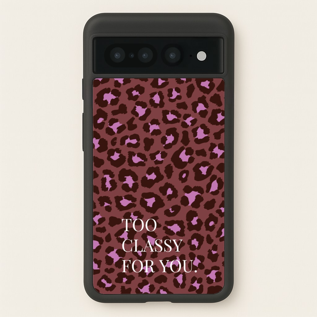 Too Classy Cheetah Print - Animal Patterns Phone Case for Google Pixel 7 Pro