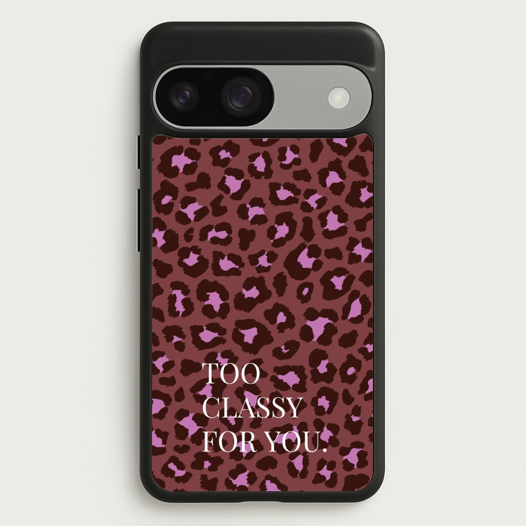 Too Classy Cheetah Print - Animal Patterns Phone Case for Google Pixel 9 / 9 Pro