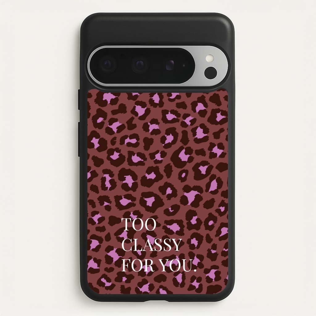 Too Classy Cheetah Print - Animal Patterns Phone Case for Google Pixel 9 Pro XL