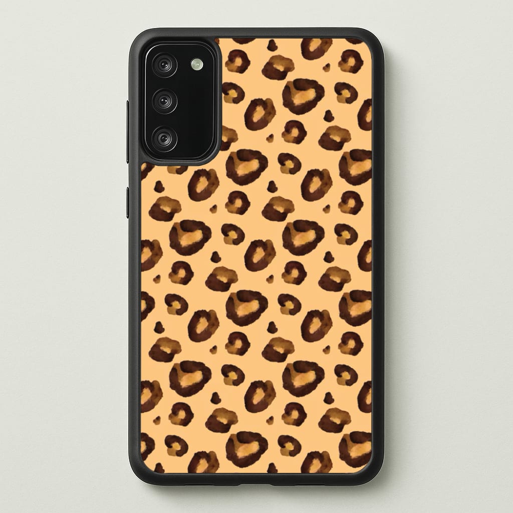 Watercolour Cheetah Print - Animal Patterns Phone Case for Galaxy S20