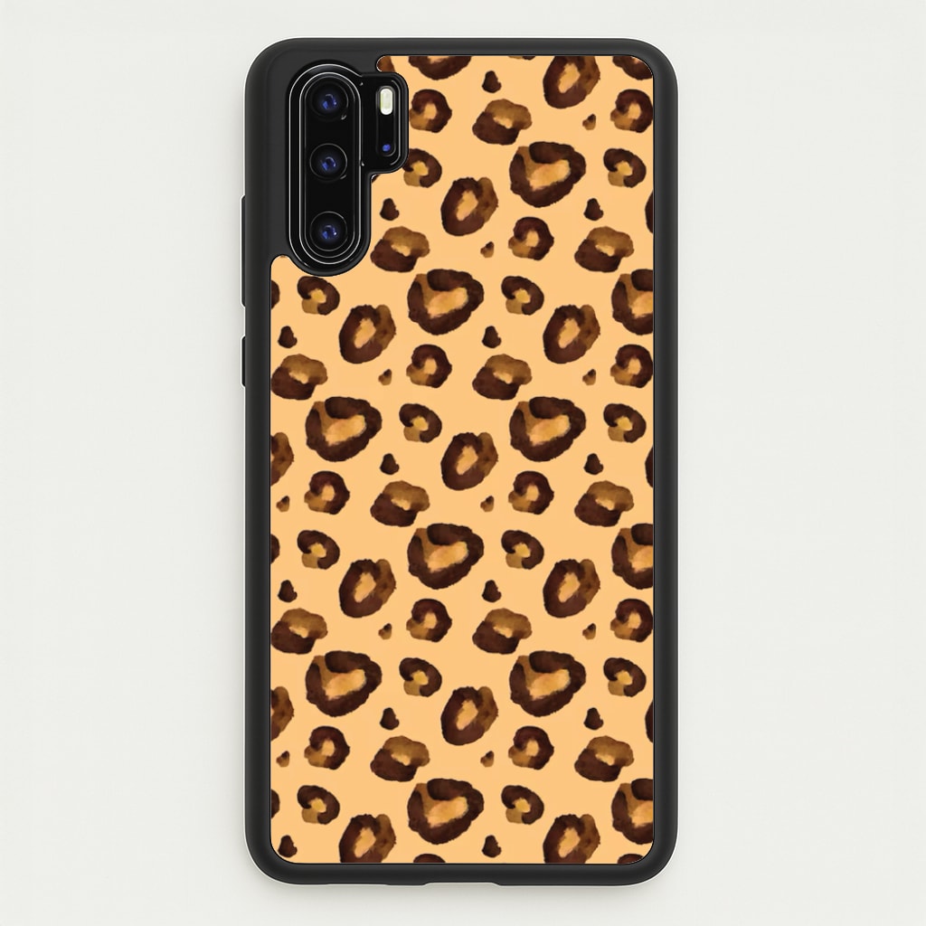 Watercolour Cheetah Print - Animal Patterns Phone Case for Huawei P30 Pro