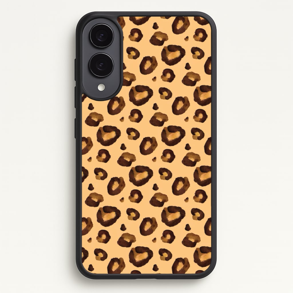 Watercolour Cheetah Print - Animal Patterns Phone Case for Galaxy S25 Edge