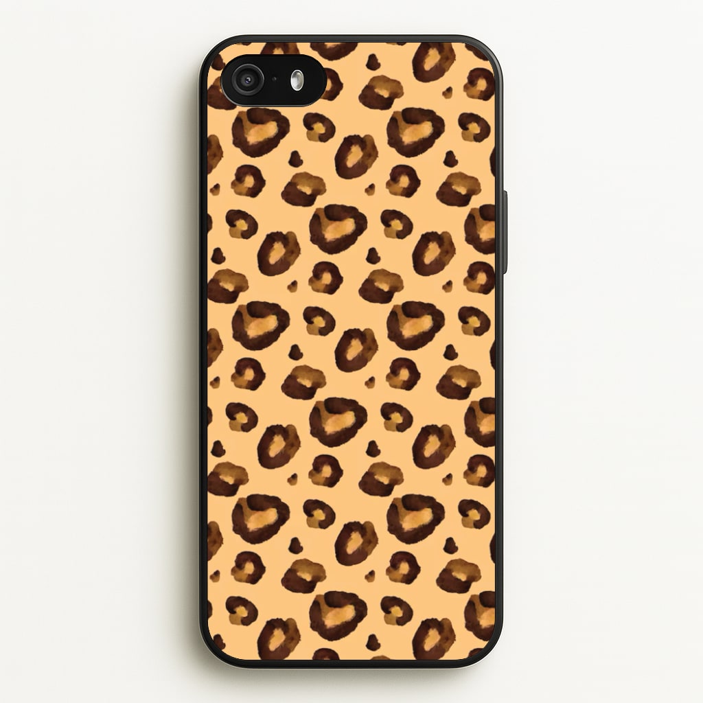 Watercolour Cheetah Print - Animal Patterns Phone Case for iPhone 5 / 5s / SE 2016
