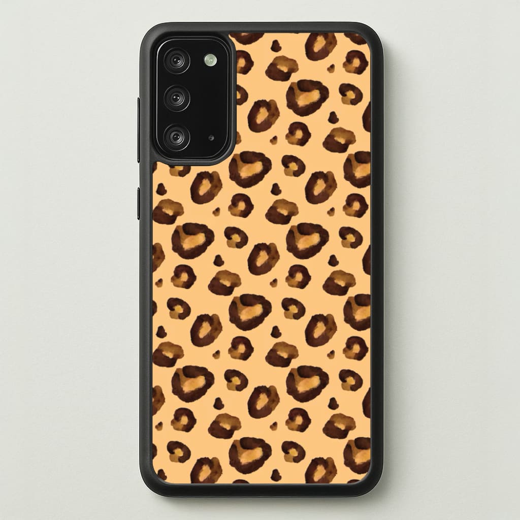 Watercolour Cheetah Print - Animal Patterns Phone Case for Galaxy Note 20