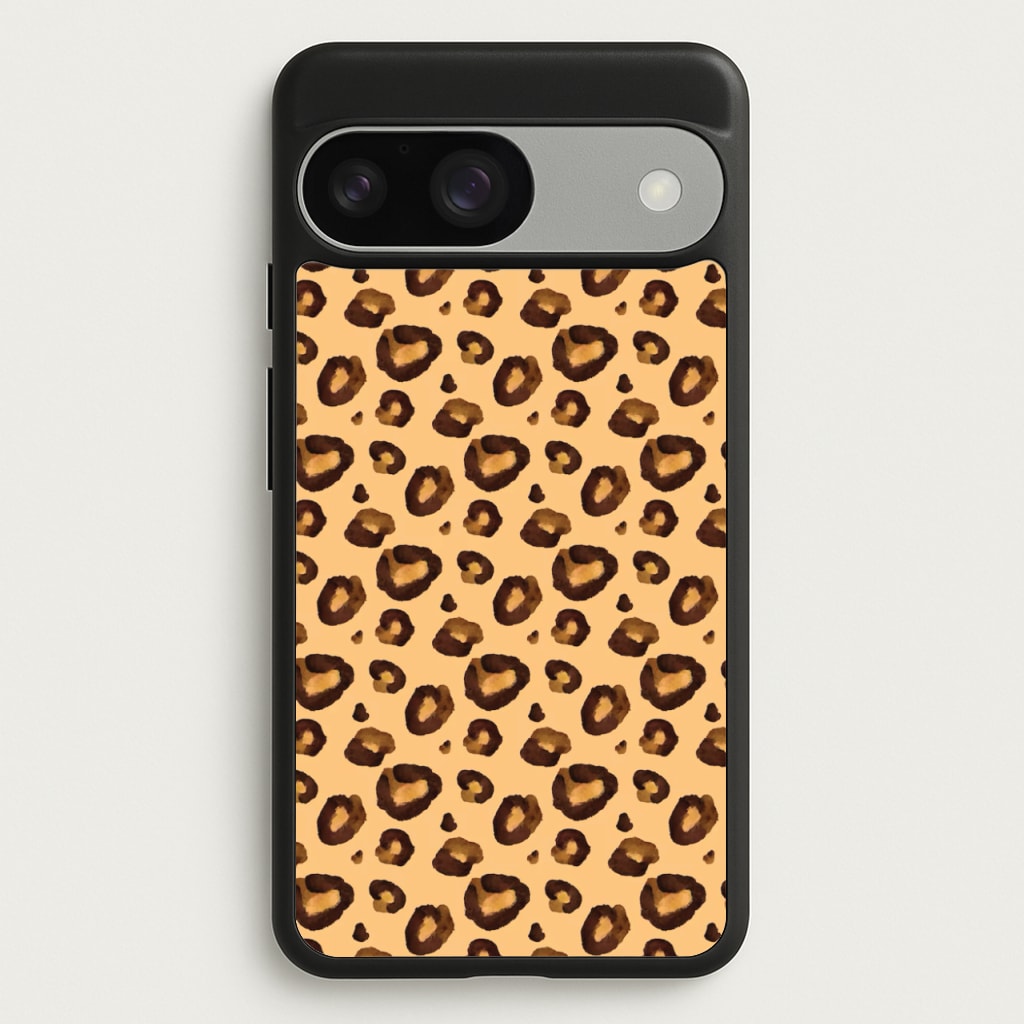 Watercolour Cheetah Print - Animal Patterns Phone Case for Google Pixel 9 / 9 Pro