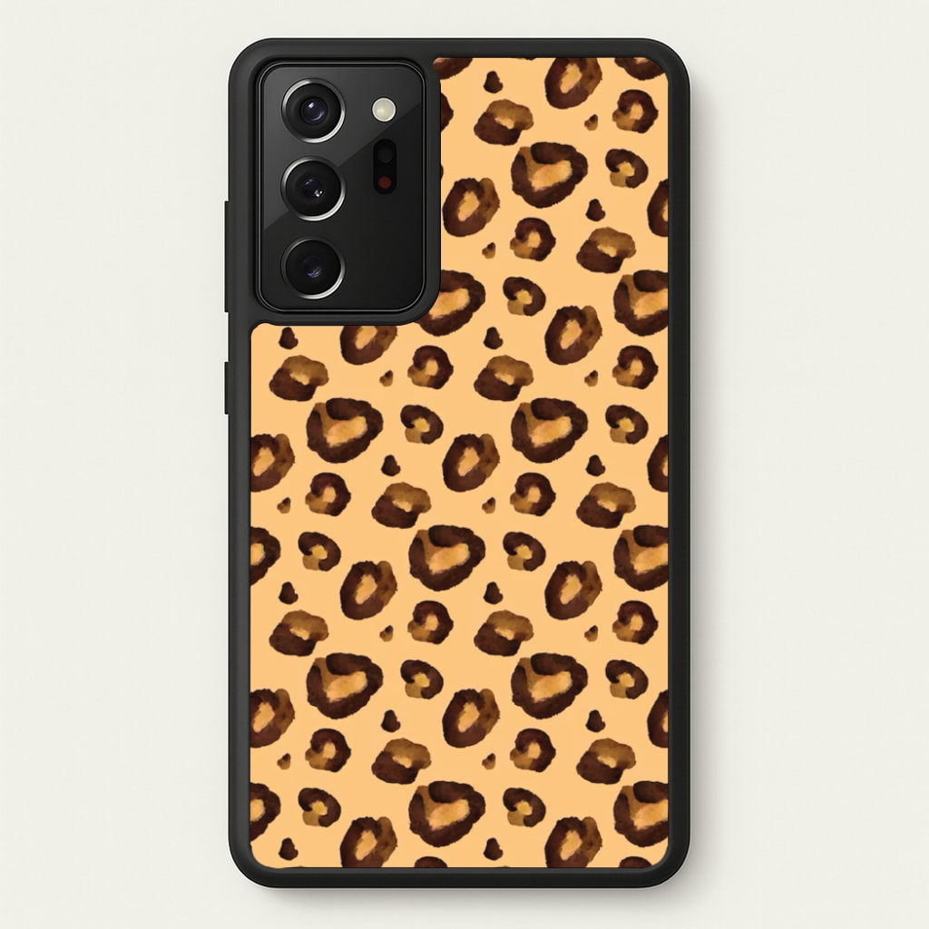 Watercolour Cheetah Print - Animal Patterns Phone Case for Galaxy Note 20 Ultra