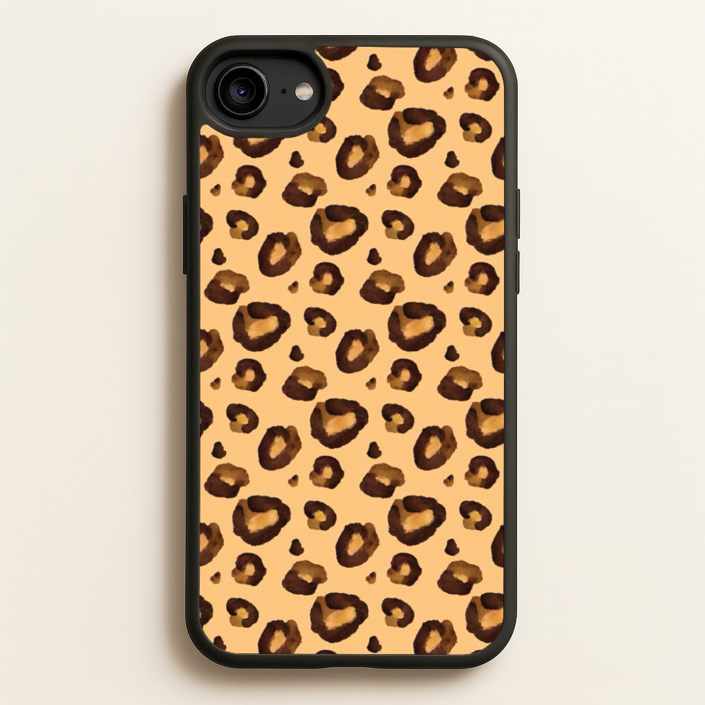 Watercolour Cheetah Print - Animal Patterns Phone Case for iPhone 6 / 7 / 8 / SE