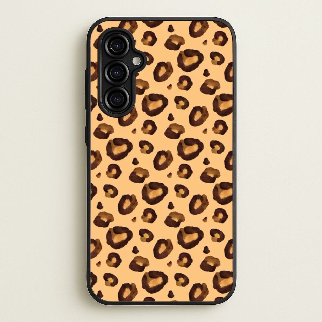 Watercolour Cheetah Print - Animal Patterns Phone Case for Galaxy A54