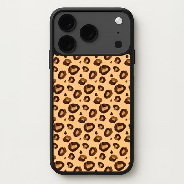 Watercolour Cheetah Print Phone Case for iPhone 17 Pro