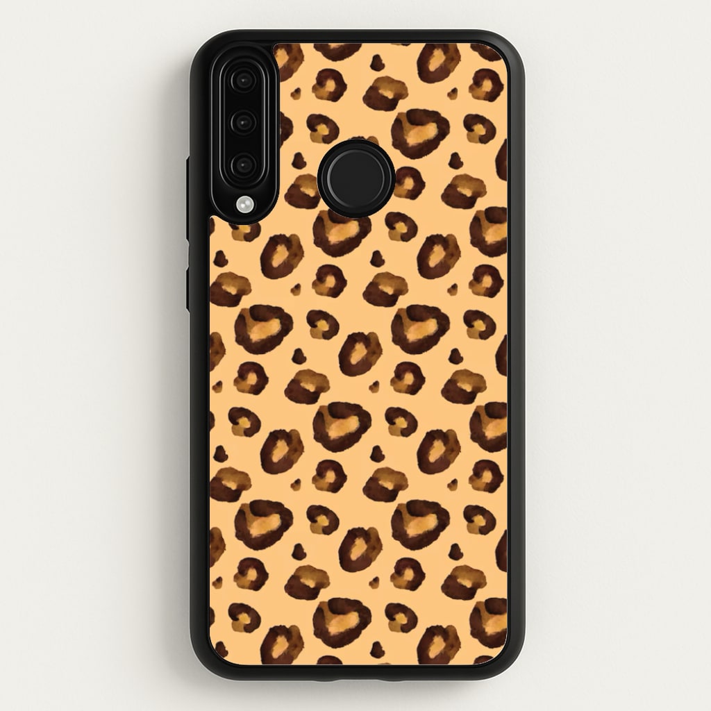 Watercolour Cheetah Print - Animal Patterns Phone Case for Huawei P30 Lite