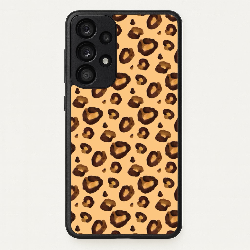 Watercolour Cheetah Print - Animal Patterns Phone Case for Galaxy A53