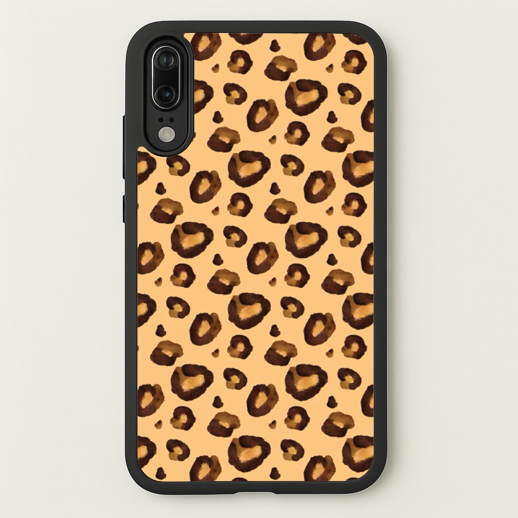 Watercolour Cheetah Print - Animal Patterns Phone Case for Huawei P20