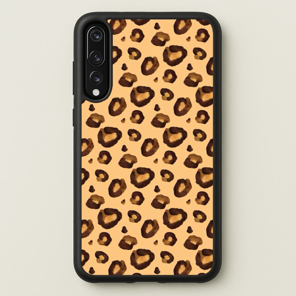 Watercolour Cheetah Print - Animal Patterns Phone Case for Huawei P20 Pro
