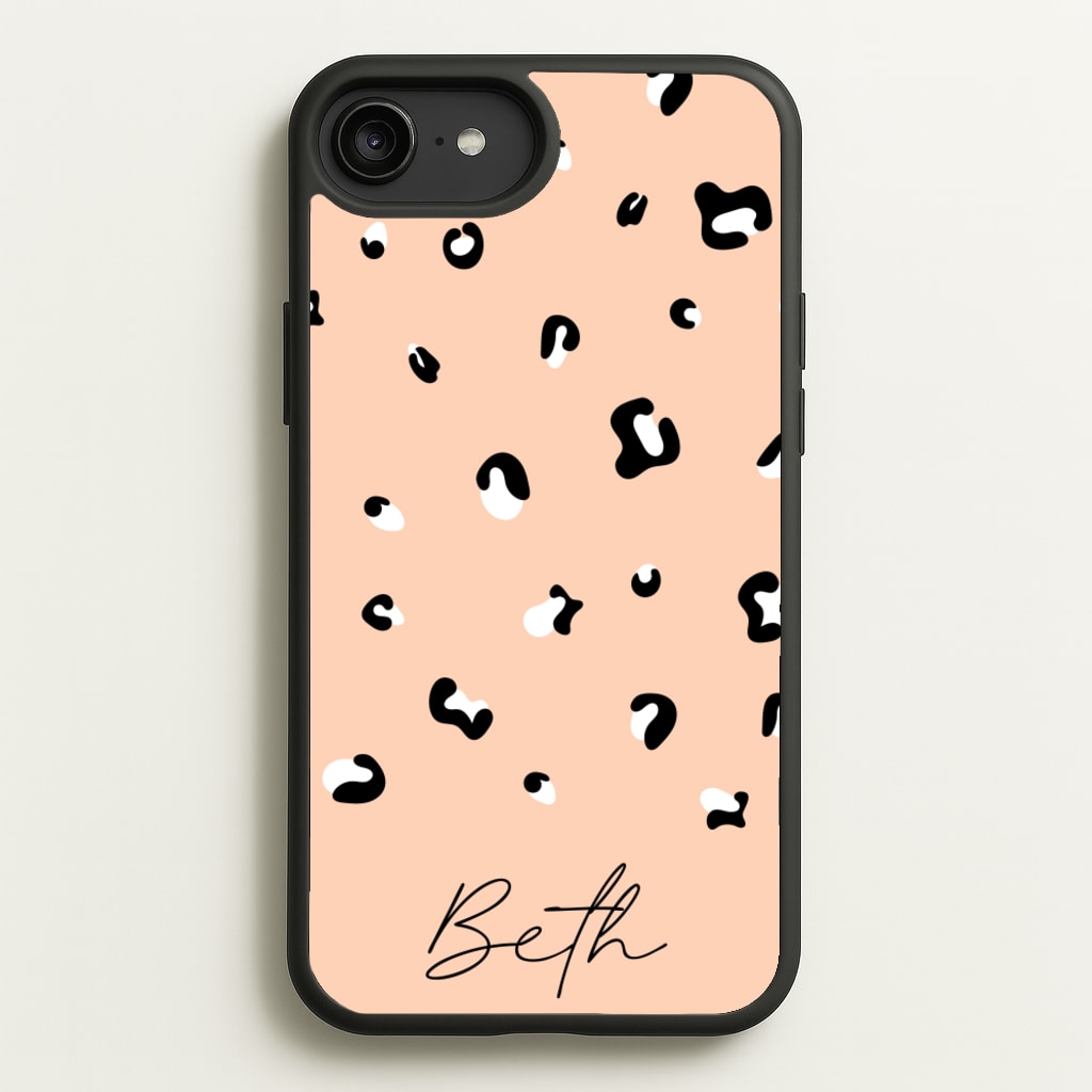 Personalised Name Cheetah Print - Animal Patterns Phone Case for iPhone 6 Plus / 7 Plus / 8 Plus