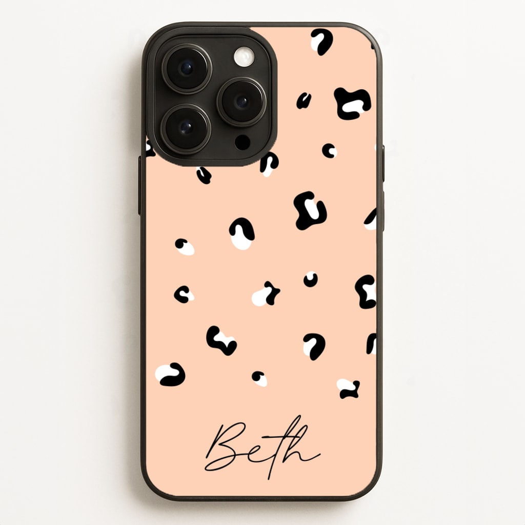 Personalised Name Cheetah Print - Animal Patterns Phone Case for iPhone 12 Pro Max