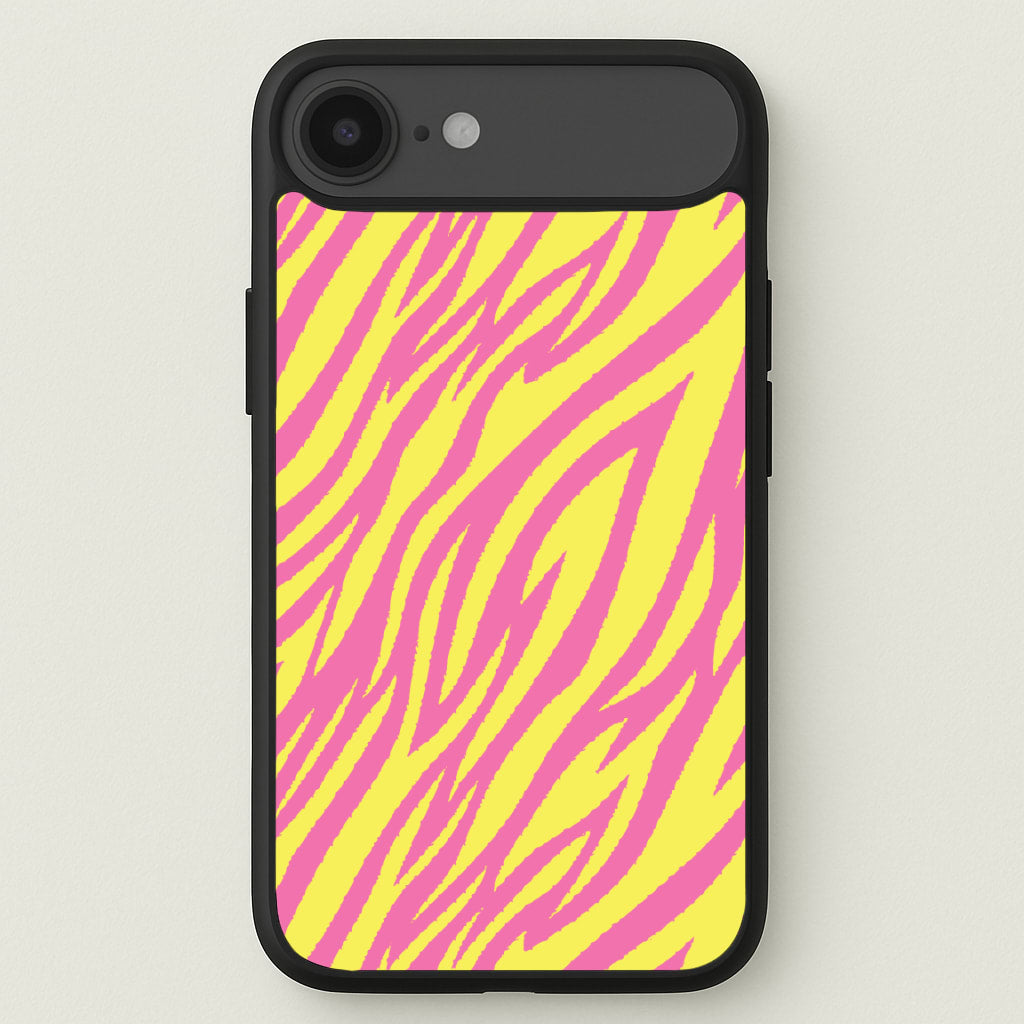 Neon Zebra Print Phone Case for iPhone 17 Air