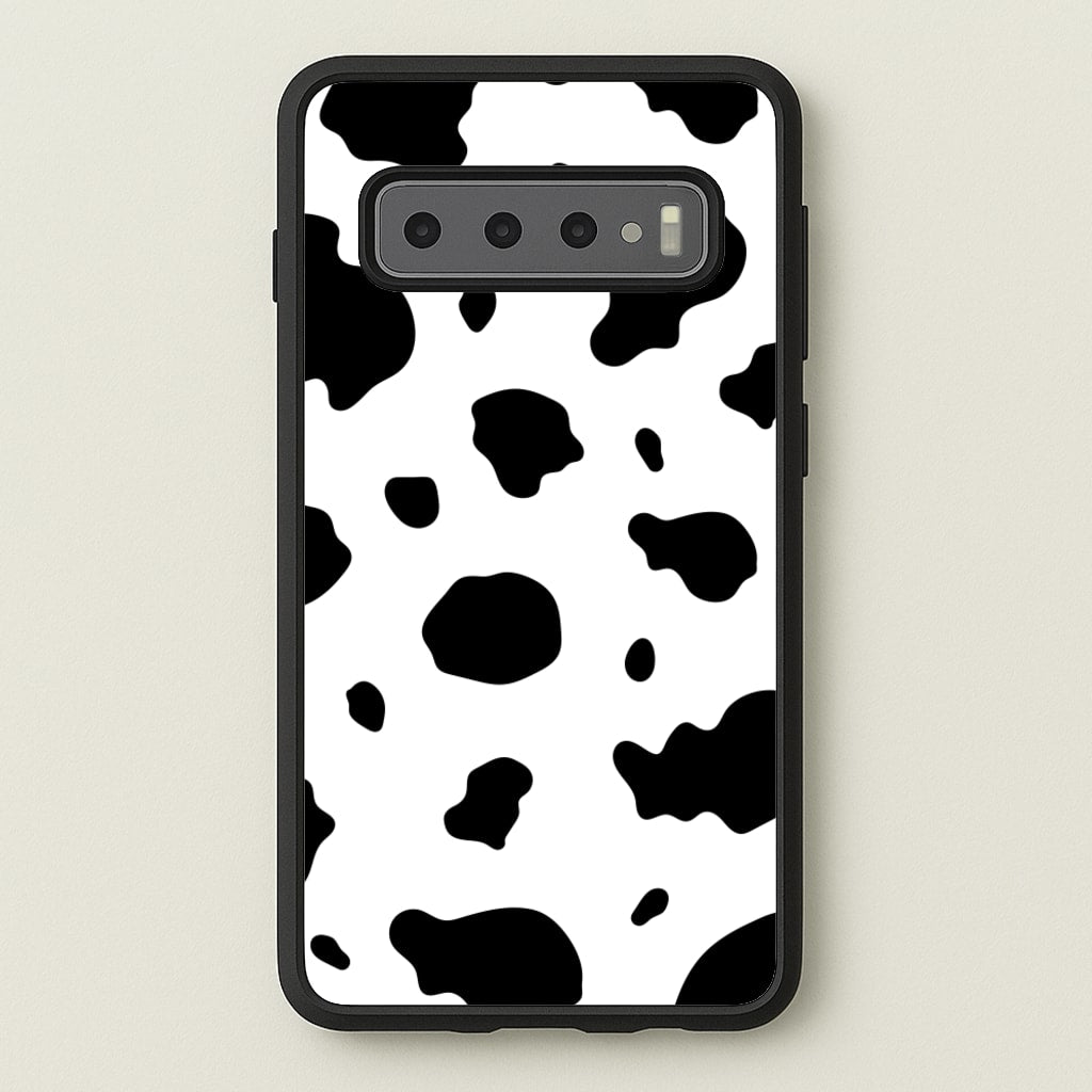 Cow Print 2 - Animal Patterns Phone Case for Galaxy S10 Plus