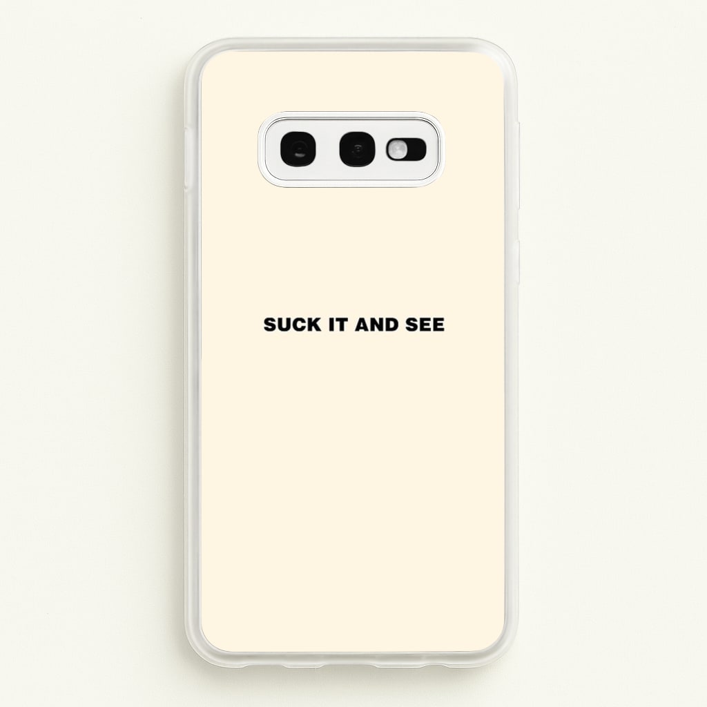Suck It and See - Arctic Monkeys Phone Case for Galaxy S10e