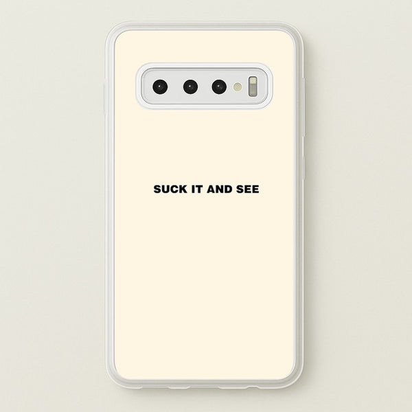 Suck It and See - Arctic Monkeys Phone Case for Galaxy S10