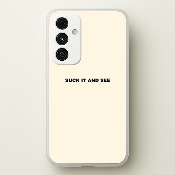 Suck It and See - Arctic Monkeys Phone Case for Galaxy A35