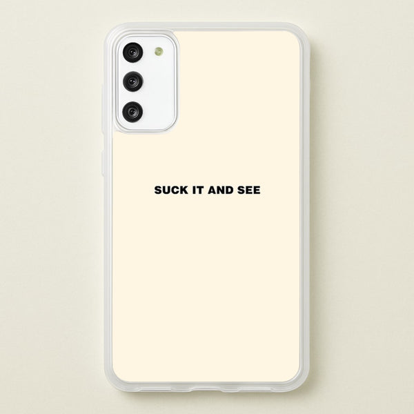 Suck It and See - Arctic Monkeys Phone Case for Galaxy S20FE