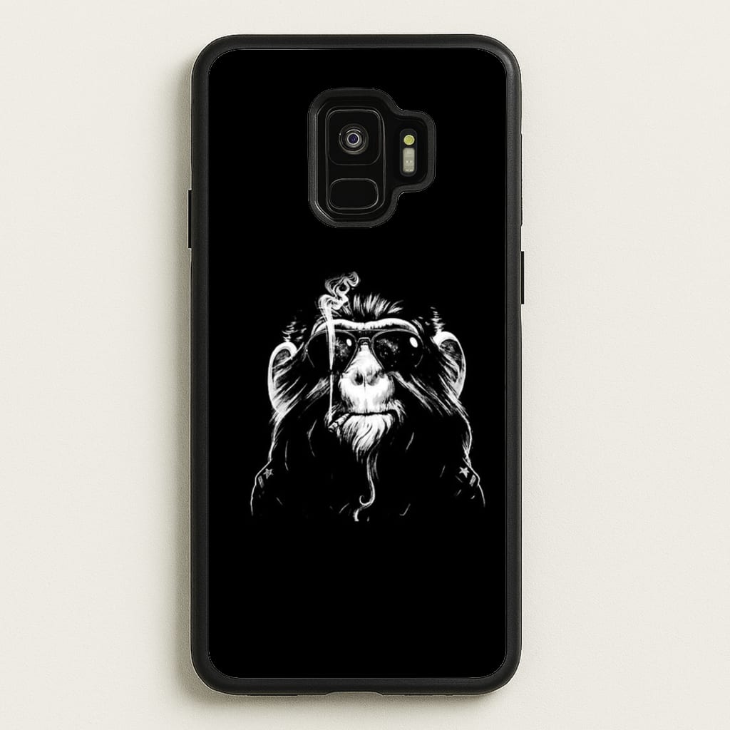 Smoking Monkey - Arctic Monkeys Phone Case for Galaxy S9