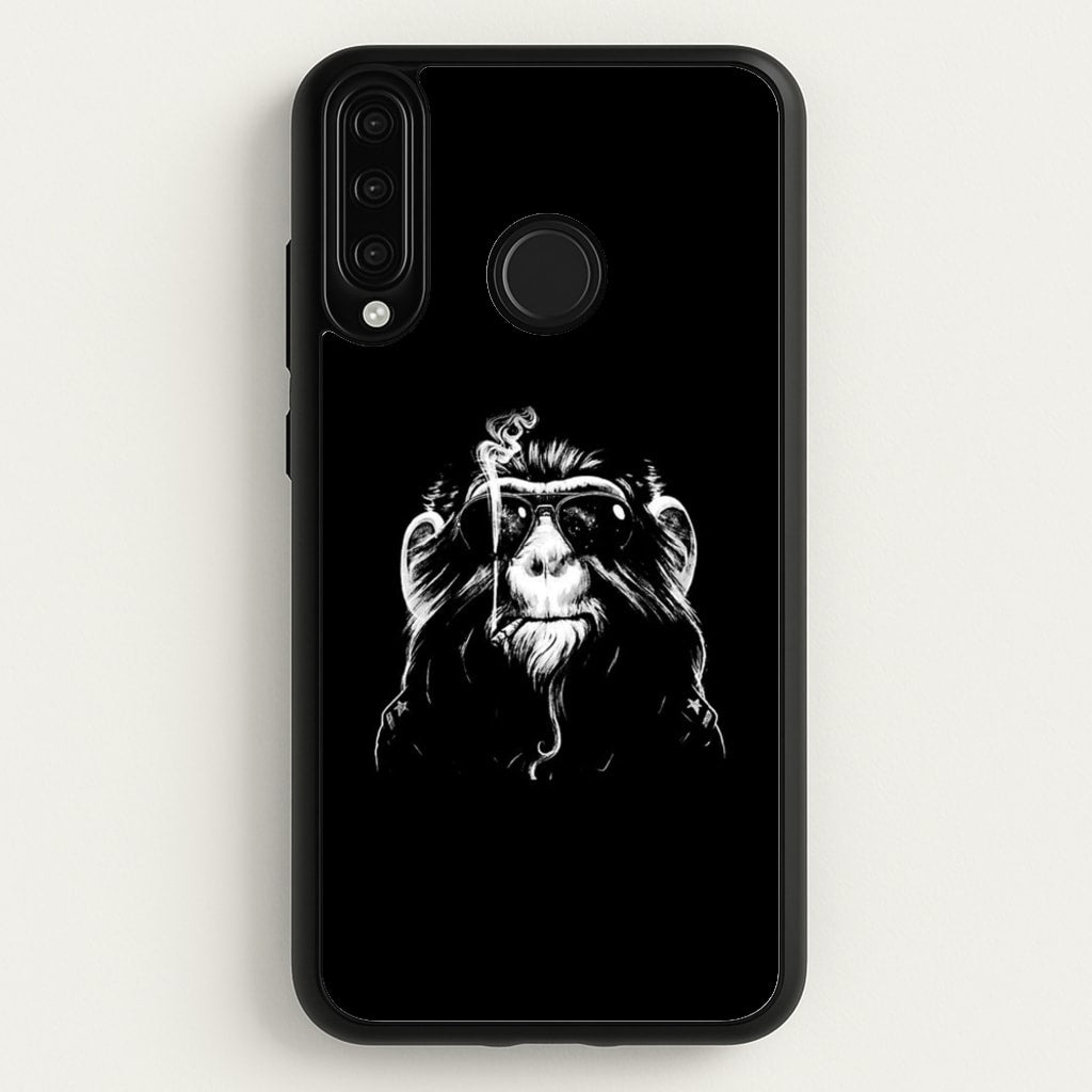 Smoking Monkey - Arctic Monkeys Phone Case for Huawei P30 Lite