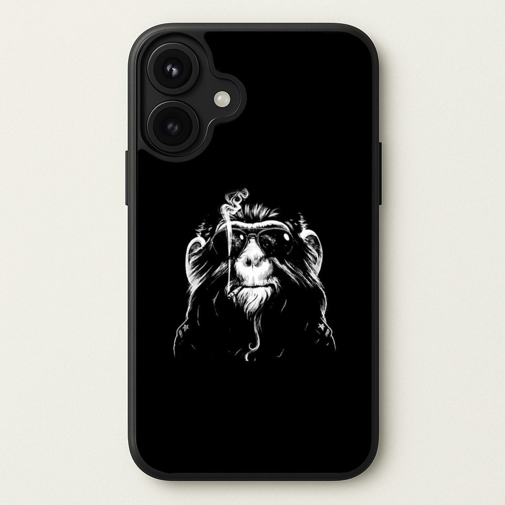 Smoking Monkey Phone Case for iPhone 17