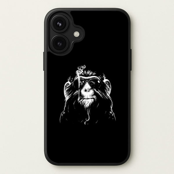 Smoking Monkey Phone Case for iPhone 17