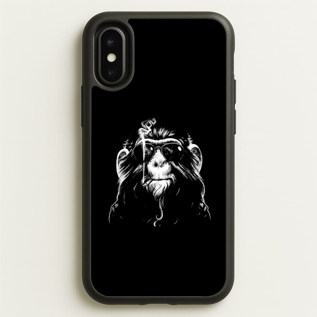 Smoking Monkey - Arctic Monkeys Phone Case for iPhone X / XS
