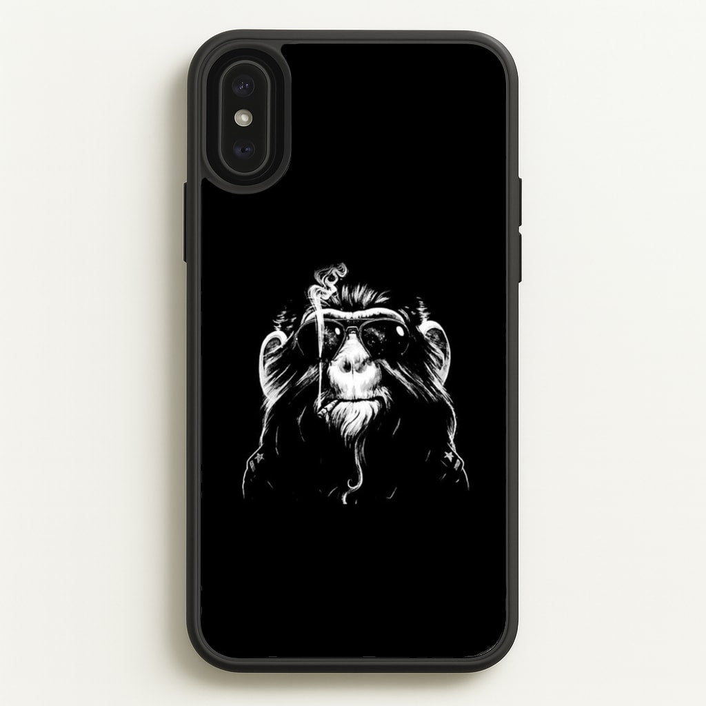 Smoking Monkey - Arctic Monkeys Phone Case for iPhone XS Max