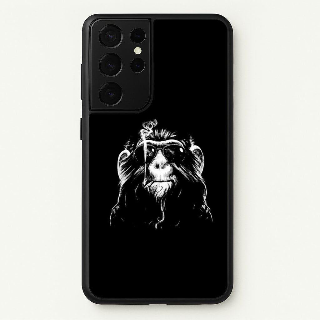 Smoking Monkey - Arctic Monkeys Phone Case for Galaxy S21 Ultra