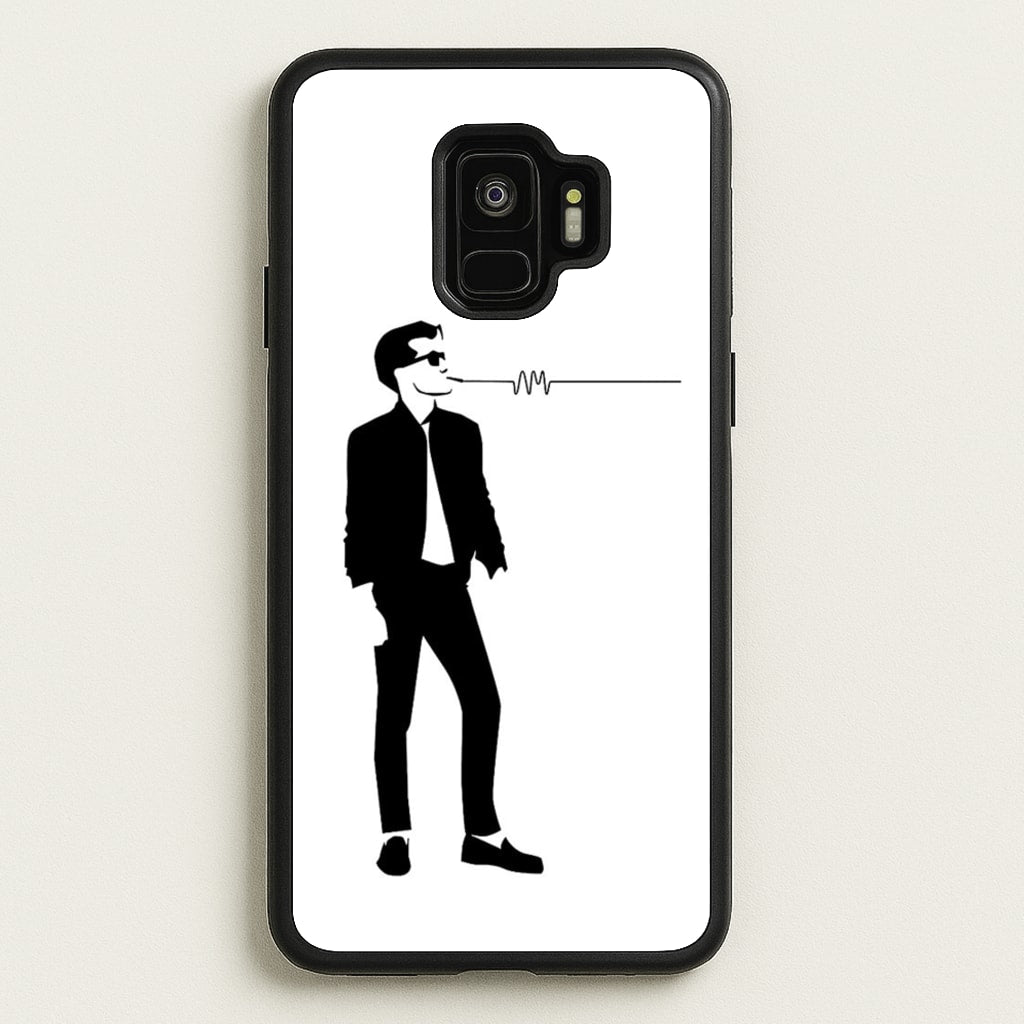 A Monkeys Silhouette - Arctic Monkeys Phone Case for Galaxy S9