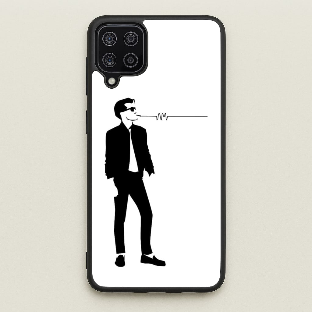 A Monkeys Silhouette - Arctic Monkeys Phone Case for Galaxy A12