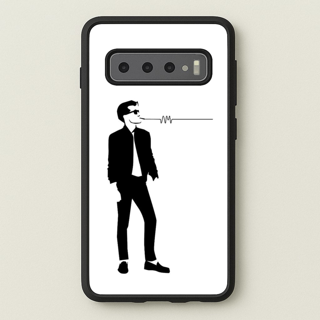 A Monkeys Silhouette - Arctic Monkeys Phone Case for Galaxy S10 Plus